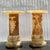 Vintage Italian Carved Alabaster Pedestals - a Pair For Sale - Image 10 of 10