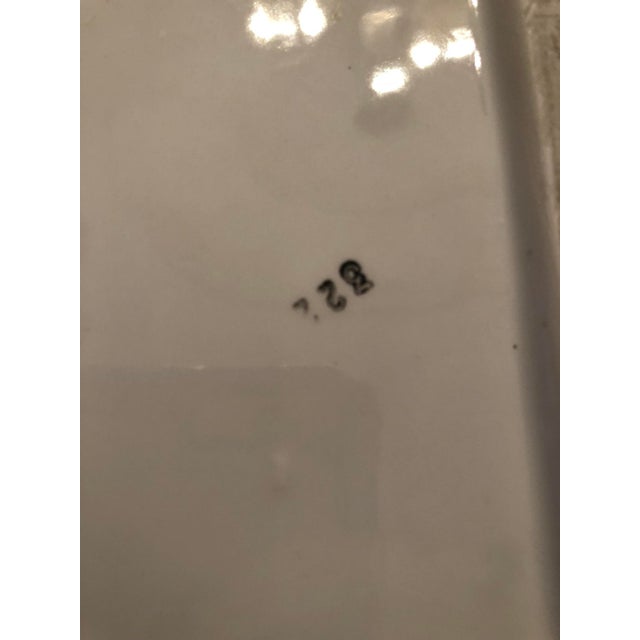 Majolica Asparagus Covered Serving Dish or Cookie Jar For Sale - Image 9 of 10