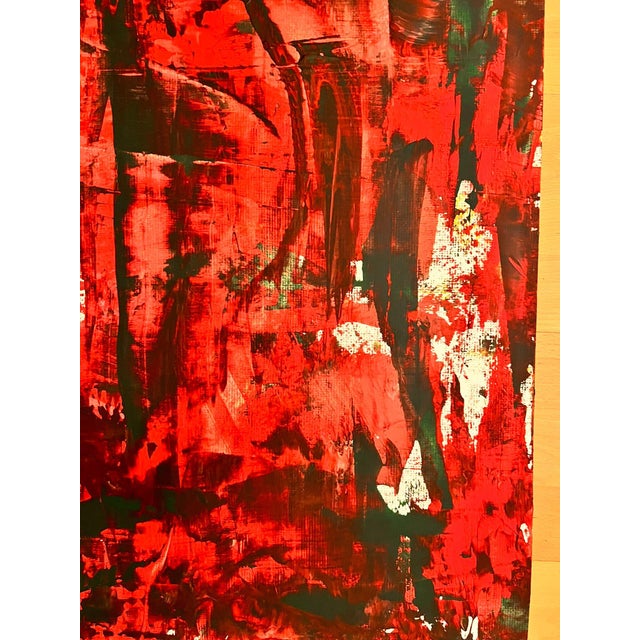 Textile Zest Abstract Acrylic Painting For Sale - Image 7 of 7