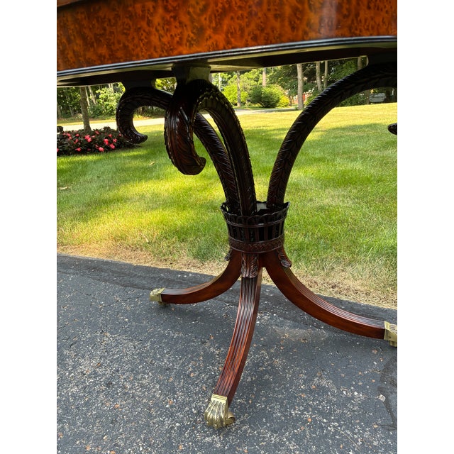 Wood 1940s Mahogany Console Table by Joseph Gerte of Boston For Sale - Image 7 of 18