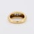 Mid 20th Century OJ Perrin - Gold Platinum Diamond Bangle Ring, Size 5 For Sale - Image 5 of 5
