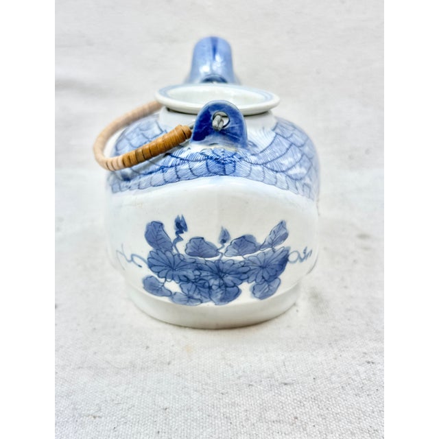 Vintage Chinoiserie Style Duck Teapot For Sale - Image 4 of 6