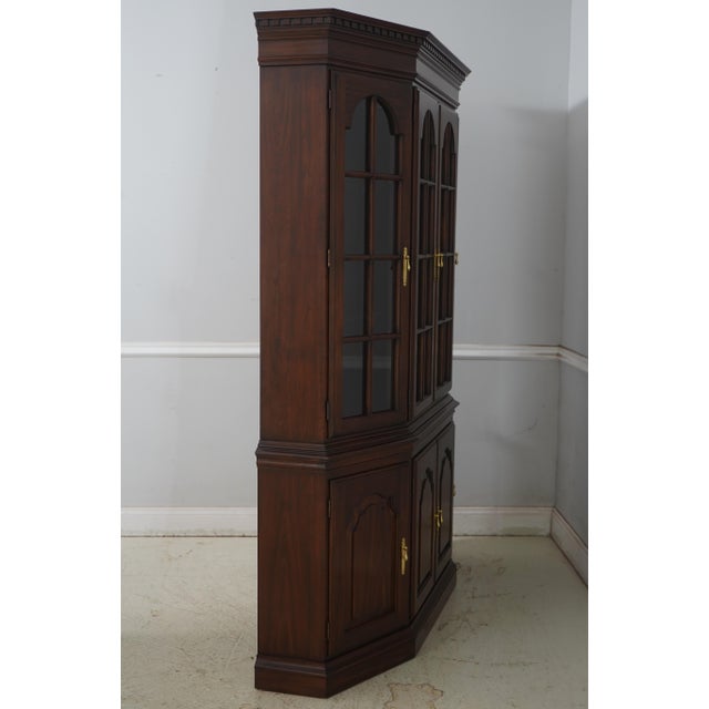 Age: Approx: 30 Years Old Details: Solid Cherry Glass Adjustable Shelves Quality Construction Lighted Interior Raised...