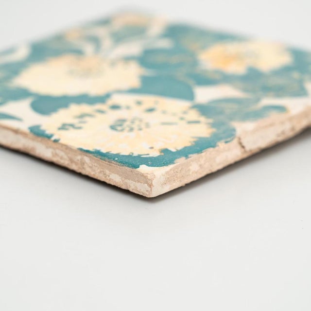 Antoni Gaudí, Decorative Spanish Tile of Casa Vicens, 1888, Ceramic For Sale - Image 8 of 9