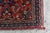 Early 20th Century Vintage Hand-Knotted Oriental Wool Scatter Rug Mat Red Indigo Vase 2x2' For Sale - Image 5 of 12