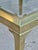 Brass Mastercraft Brass Hoofed Dining / Center Table With Glass Top | Hollywood Regency | 34" Square For Sale - Image 8 of 9