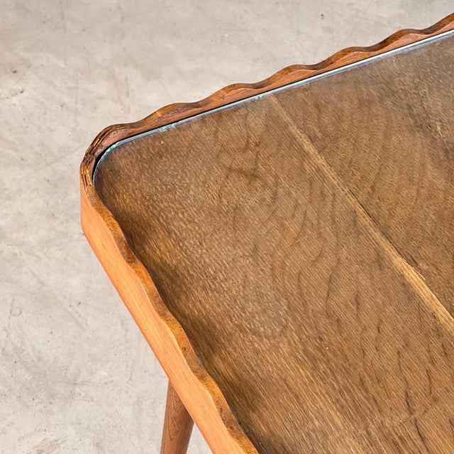 Oak Coffee Table attributed to Paolo Buffa for Permanente Mobili Cantù, Italy, 1950s For Sale - Image 9 of 13