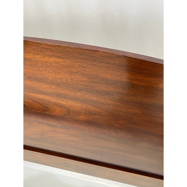 Henkel Harris Virginia Galleries Solid Mahogany Rice Carved Queen Bed For Sale - Image 9 of 18