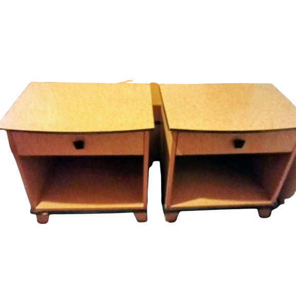 1980s 1980s Art Deco Style Birdseye Maple 4pc. Bedroom For Sale - Image 5 of 6