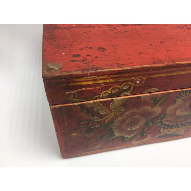 1950s Hand Painted Chinese Box Chairish