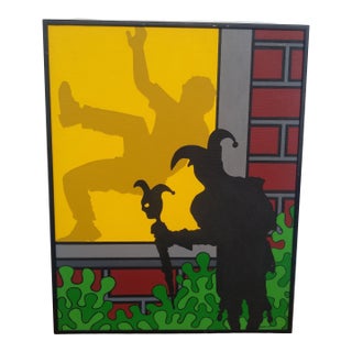 Brian Wilson "The Fall of A Fool" Acrylic On Canvas For Sale