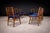 Wood Set of Eight Dining Chairs in Caviuna Wood & Fabric, Giuseppe Scapinelli, 1950s - Lot 685 For Sale - Image 7 of 14
