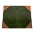 Tiffany Studios New York Pine Needle Bronze Blotter Corners With Leather Desk Blotter For Sale