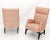 Pair of mid-century modern tall backs lounge chairs For Sale - Image 10 of 13