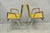 Vintage Nightingale Mid Century Modern Chrome & Yellow Vinyl Stacking Chair Pair For Sale - Image 12 of 15