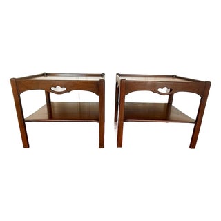Pair of Vintage Kittinger Mahogany End Tables – Buffalo, New York For Sale