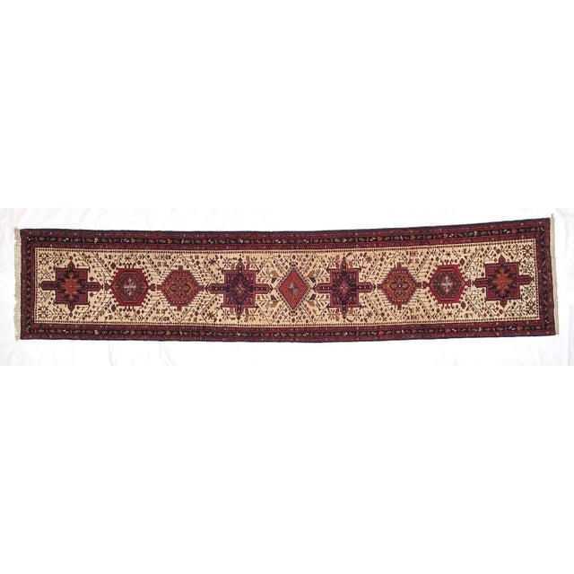 Textile 1970s Persian Heriz Runner For Sale - Image 7 of 7