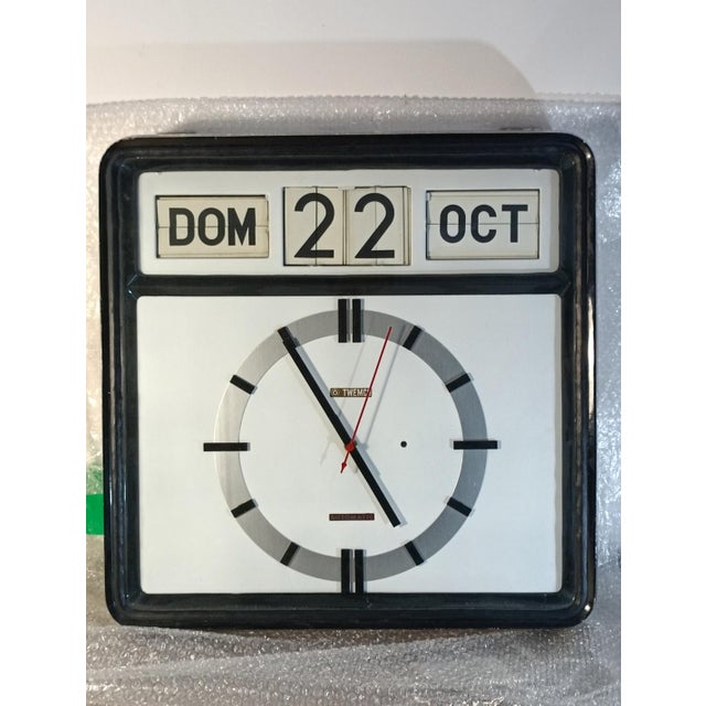 Automatic Calendar Auto-20 Clock from Twemco, 1970s For Sale - Image 12 of 12