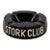 Vintage the Stork Club Nyc Nightclub Black Ceramic Ashtray For Sale