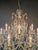 1920s Art Nouveau Maria Theresa Crystal Chandelier Lustre Brass Glass Antique For Sale - Image 9 of 9