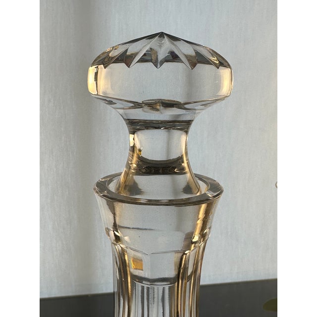 Waterford Comeragh Cordial Decanter – Irish Crystal Diamond Cut – Star Stopper – Vintage 1970s For Sale - Image 9 of 12