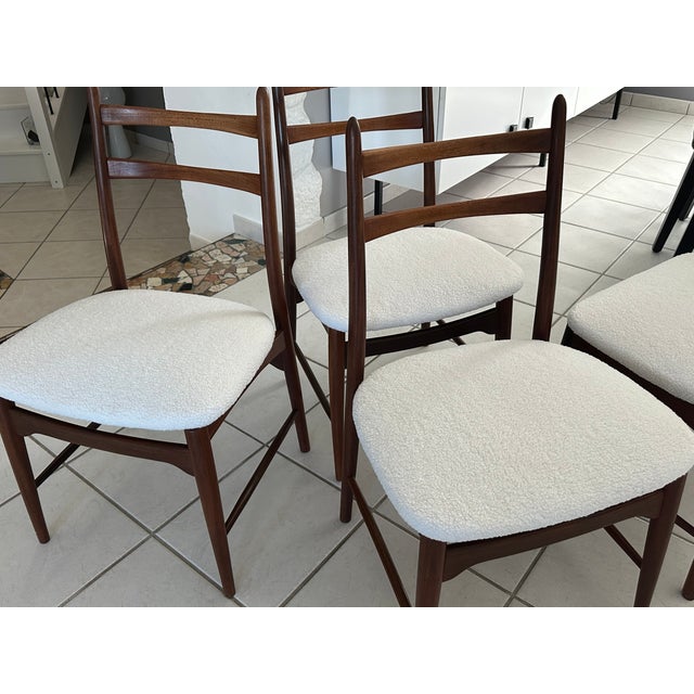 Teak Chairs by Wilkhan de Georg Leowald, Germany, 1960, Set of 4 For Sale - Image 13 of 18