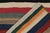 Textile 1950s Vintage Persian Tribal Kilim in Polychromatic Stripes by Rug & Kilim For Sale - Image 7 of 7