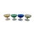 Set of four shot glasses designed by Max Verboeket for Kristalunie Maastricht. The carnaval series is known by it’s wild...