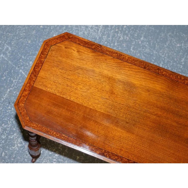 Victorian Carved Walnut Whatnot Console Table, 1920s For Sale - Image 14 of 18