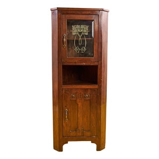 Rustic Cantonal Corner Cabinet, 1900s For Sale