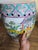 1960s Vintage Chinese Hand-Painted Porcelain Garden Stool / Drum Stool With Floral & Figural Motif For Sale - Image 5 of 9