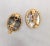 Vintage Signed Napier Modernist Goldtone Mother-of-Pearl Clip Earrings, 1982 For Sale In Philadelphia - Image 6 of 8
