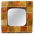 1950s Square Ceramic Mirror, 1950s For Sale - Image 5 of 5
