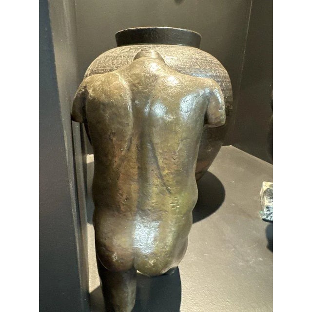 Monogram lost wax bronze, Delgorge founder. Stunning, This piece has an attribution mark, I am sure that it is completely...