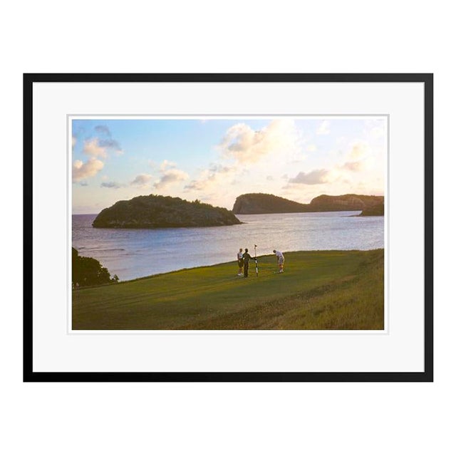 Toni Frissell 'Golf at the Mill Reef Club' Archival Pigment Print Framed in Black For Sale