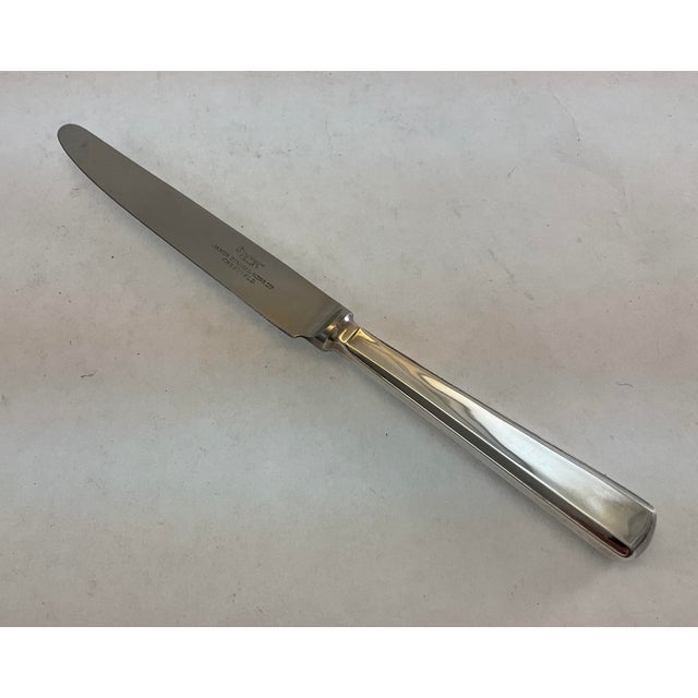 Silver 1980s Silver Plated Dinner Knife, Leighton For Sale - Image 8 of 17