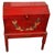 Antique Swedish Folk Art Hand Painted Trunk on Stand For Sale