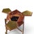 M. Vuillermoz for Dambrine Mid Century French Mahogany and Brass Polyhedron Bar Cabinet For Sale In Chicago - Image 6 of 7