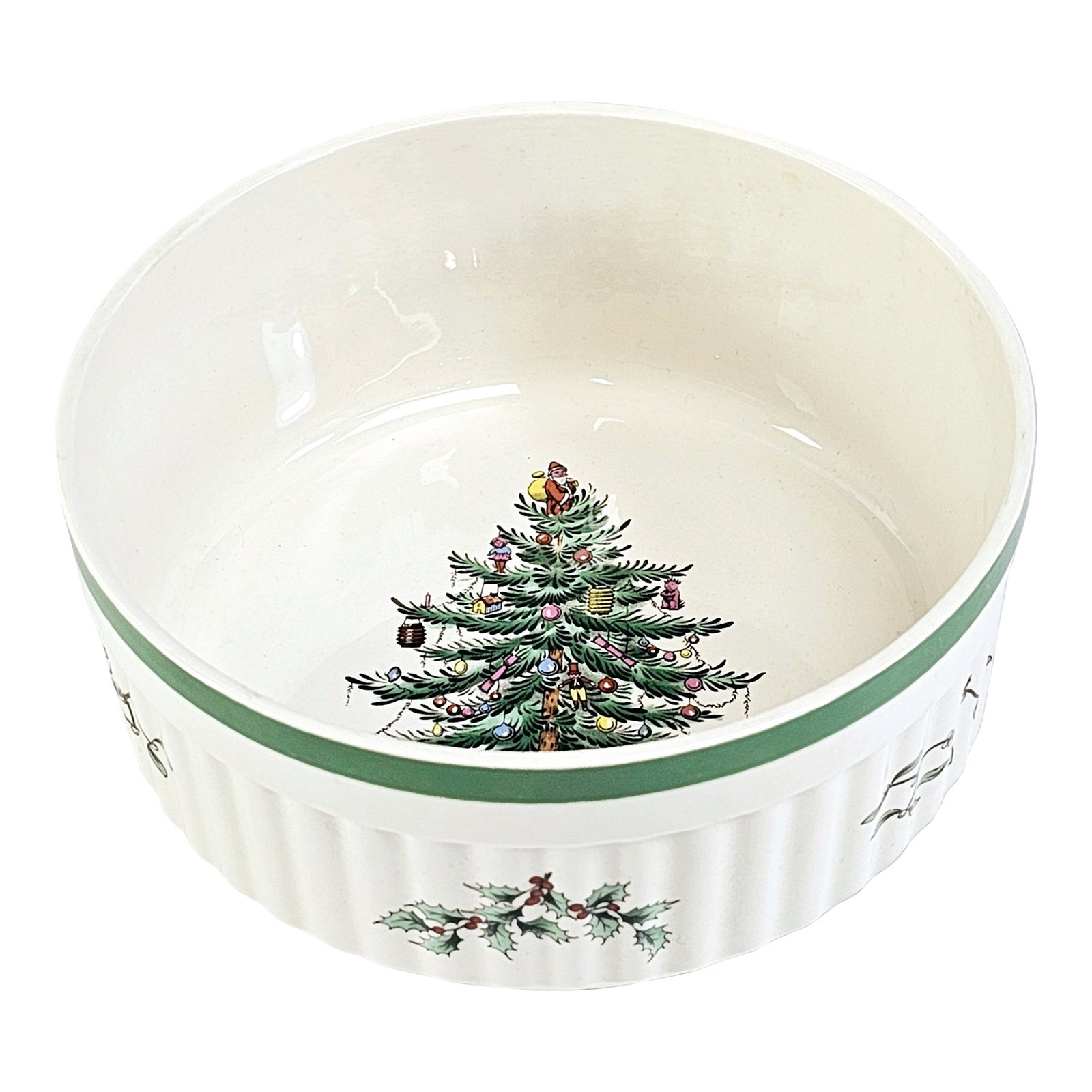 White Spode Bone China Casserole Baking Dish Chairish