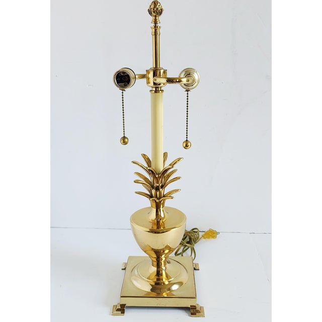 Vintage Frederick Cooper Style Pineapple Form Table Lamp For Sale - Image 13 of 17