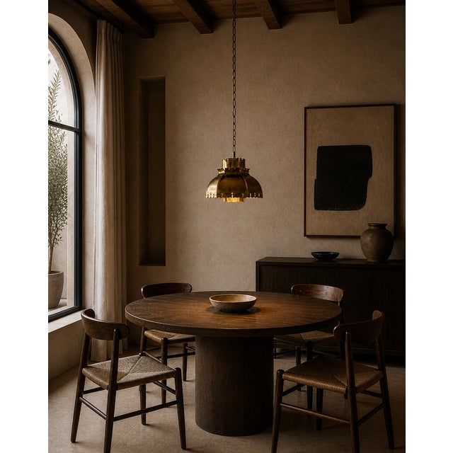 Executed in copper with Svend Aage Holm Sørensen’s signature flame-cut edges, creating a striking sculptural silhouette...