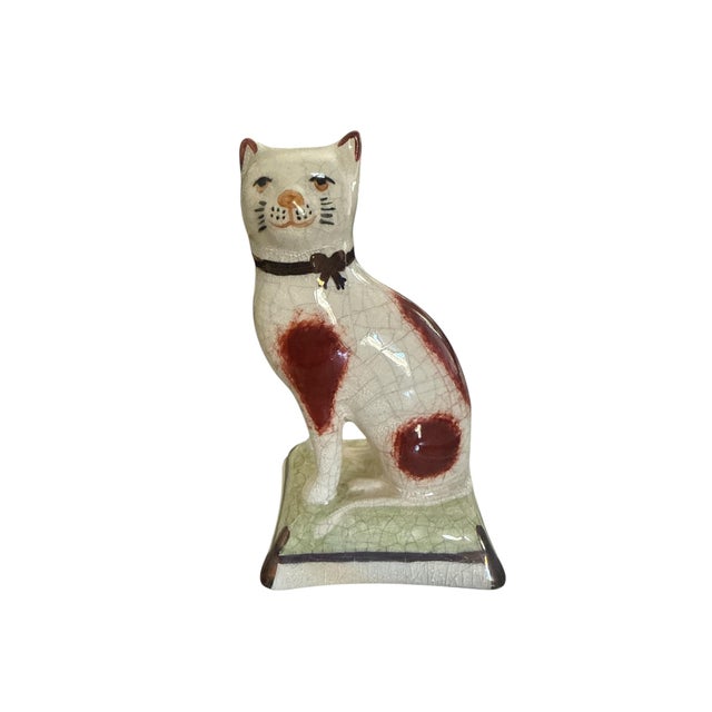 Vintage English Staffordshire Cats - A Pair For Sale - Image 10 of 15