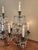 1940s Exquisite Pair of Vintage Crystal Girandole Candelabra 5 Light Mantel Garnitures For Sale - Image 5 of 18