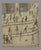 This is a pencil drawing titled Street Scene by British artist L.S. Lowry, dated 1952. The drawing features his...