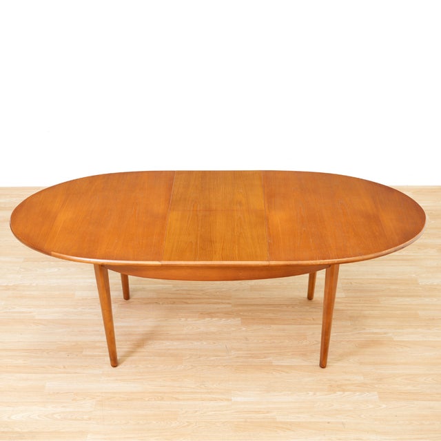 Brown C13 - Mid Century Teak Oval Dining Table by Jentique Furniture For Sale - Image 8 of 12