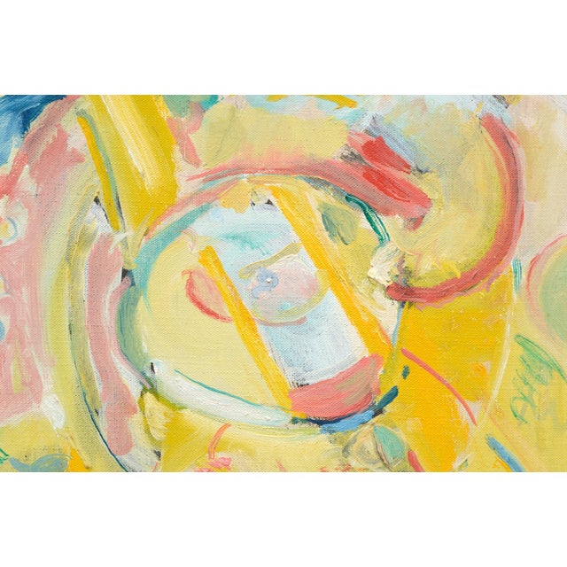 Allie William "Bill" Skelton Abstract Expressionist Composition 1985 For Sale - Image 4 of 5
