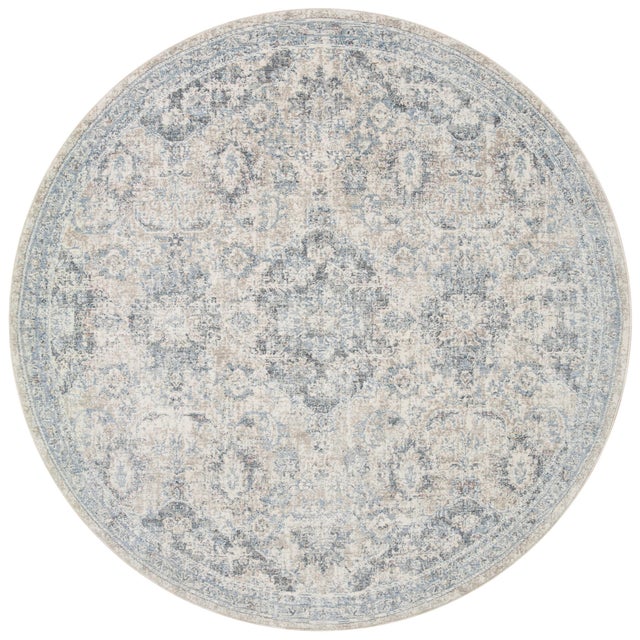 Amber Lewis x Loloi Zuma Pebble / Stone 5'-3" x 7'-9" Area Rug For Sale In Dallas - Image 6 of 6