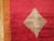 Contemporary Cherry Red Vintage Turkish Tulu Medallion Carpet - 3'3" x 5'5" For Sale - Image 3 of 6