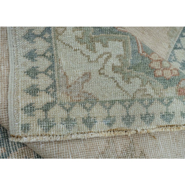 Textile Turkish Vintage Rug 3'5" x 6'8" #20547 For Sale - Image 7 of 8