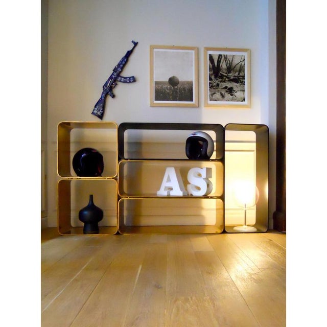 Contemporary Brera A Bookshelf in Powder-Coated Aluminum by Altreforme For Sale - Image 3 of 10
